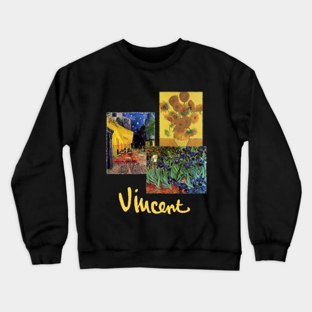 Vincent van Gogh Fine Art Crewneck Sweatshirt by MasterpieceCafe